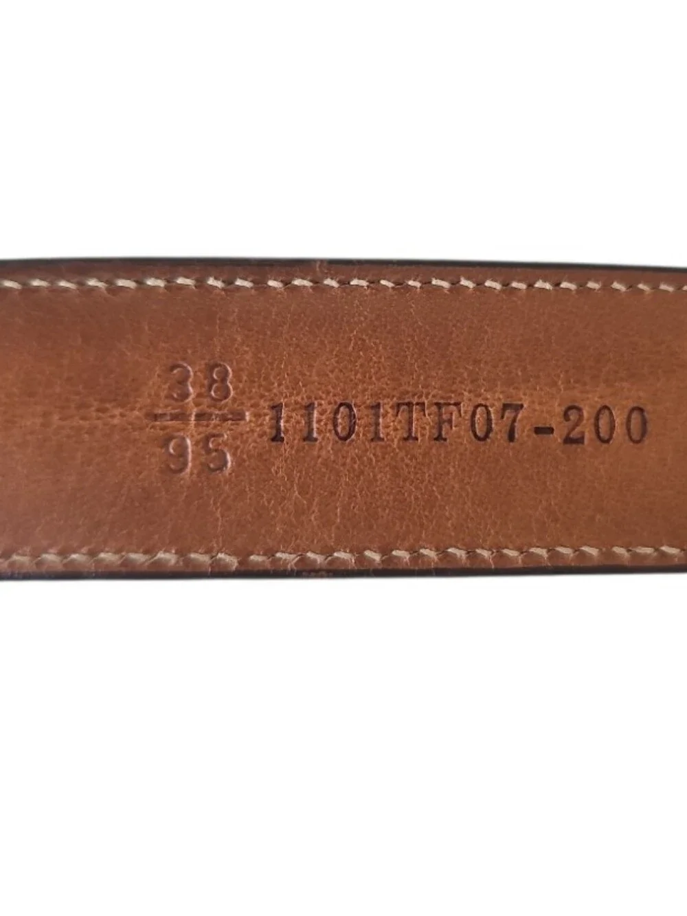 Trafalgar Italian Calfskin Leather Belt Brown Croc Embossed USA Men 38 Dress